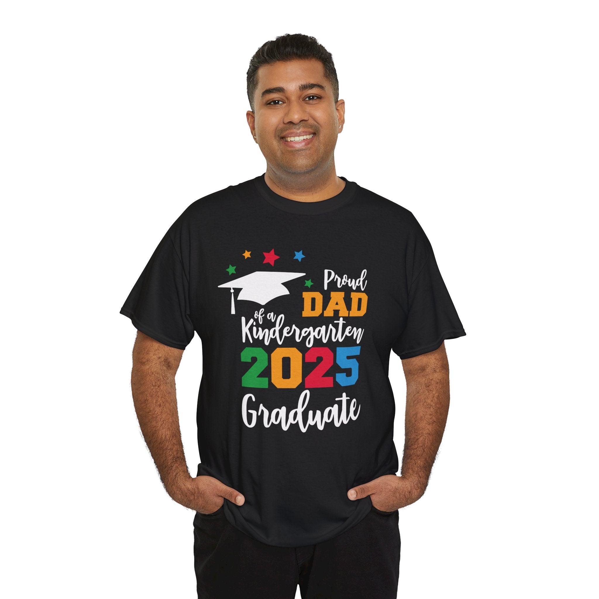 Proud Dad Graduation Tee 2025 | Heavy Cotton T-Shirt