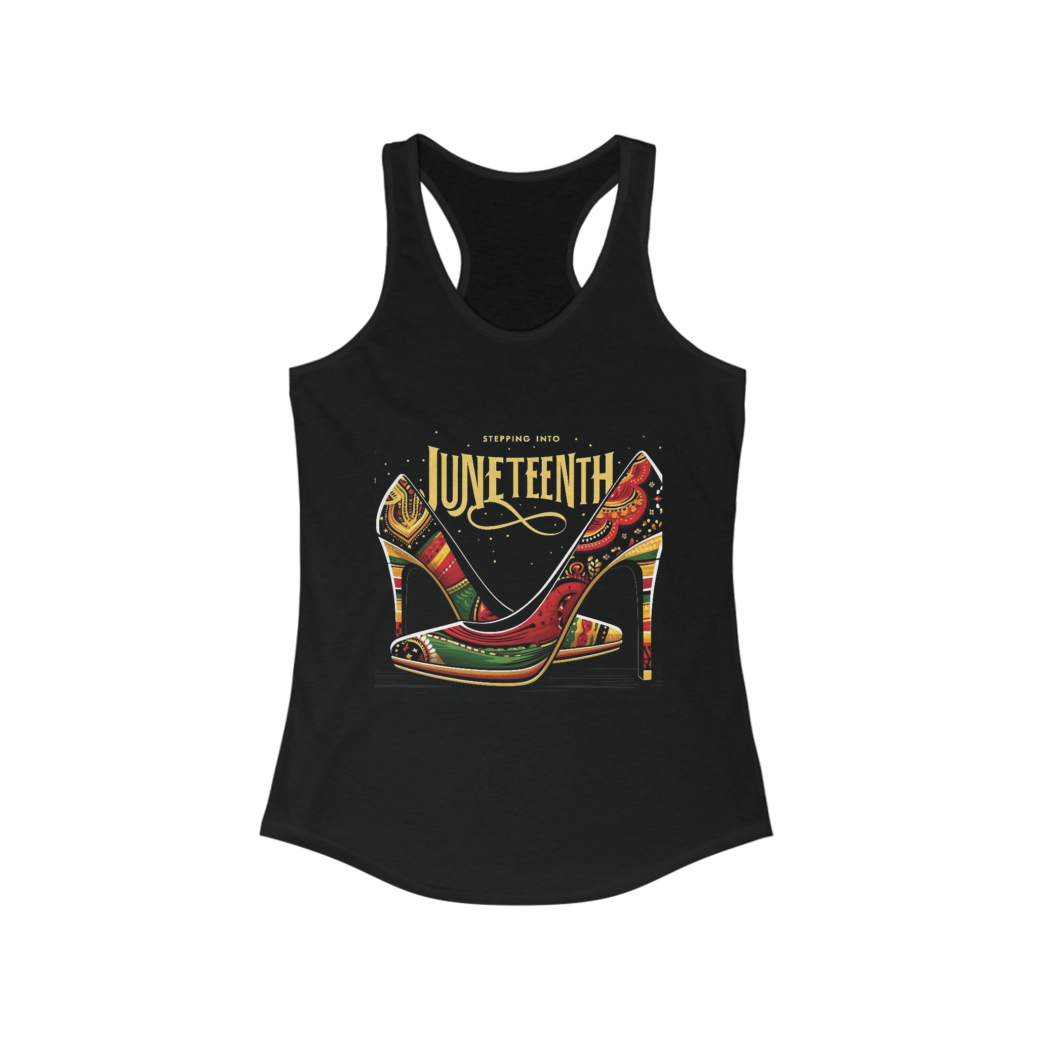Stepping into Juneteenth Racerback Tank