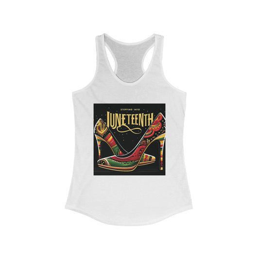 Stepping into Juneteenth Racerback Tank