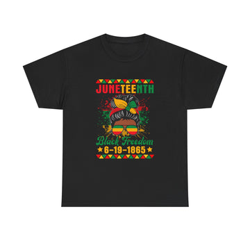 Unisex Juneteenth Tee – Celebrate Freedom, Culture & History (Color - White & Black)