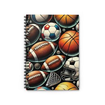 I Love Sports Spiral Notebook - Ruled Line
