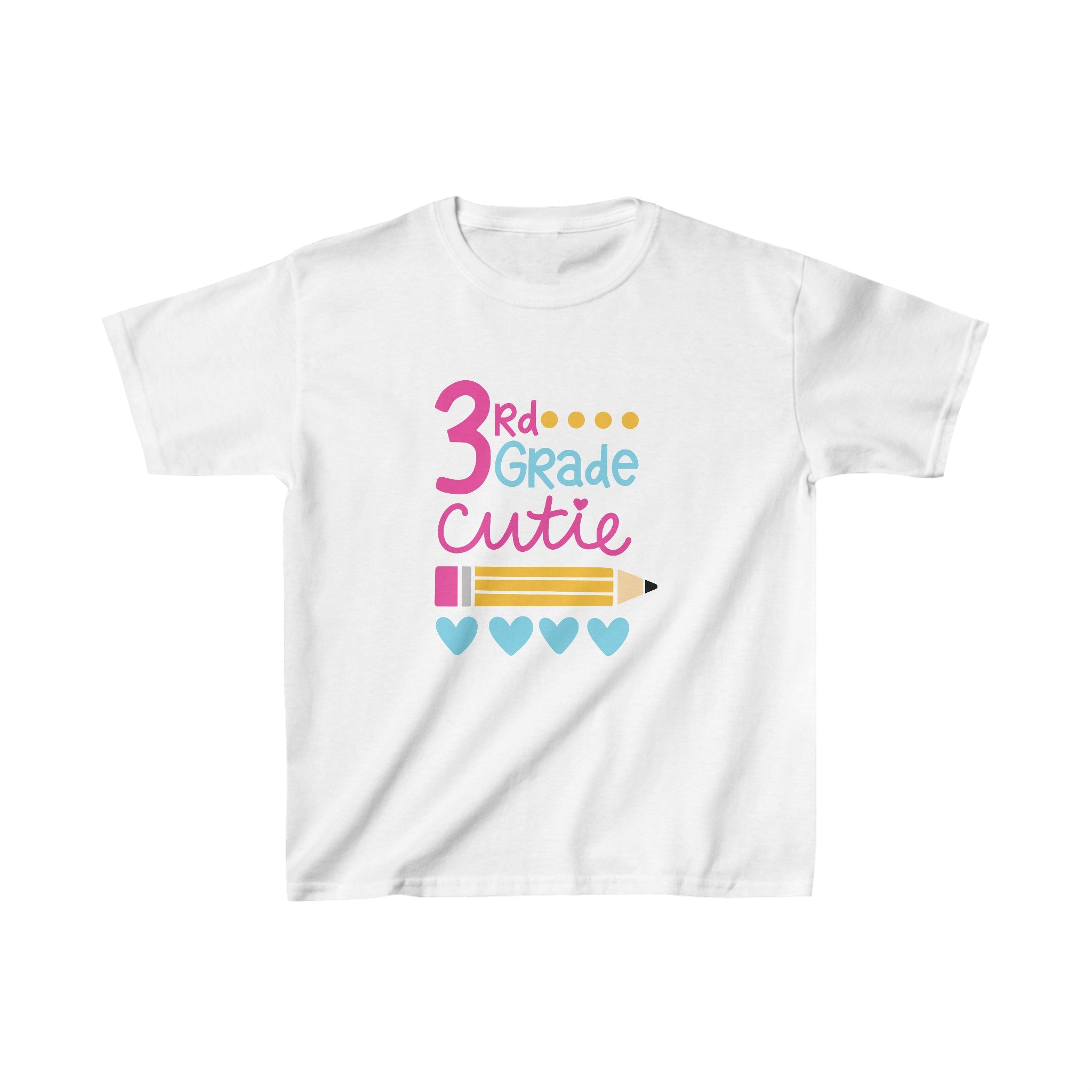 "Third Grade Cutie" Kids Heavy Cotton™ Tee