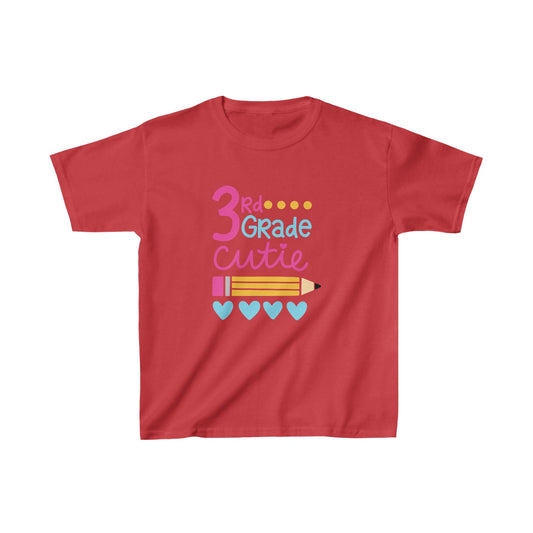 "Third Grade Cutie" Kids Heavy Cotton™ Tee