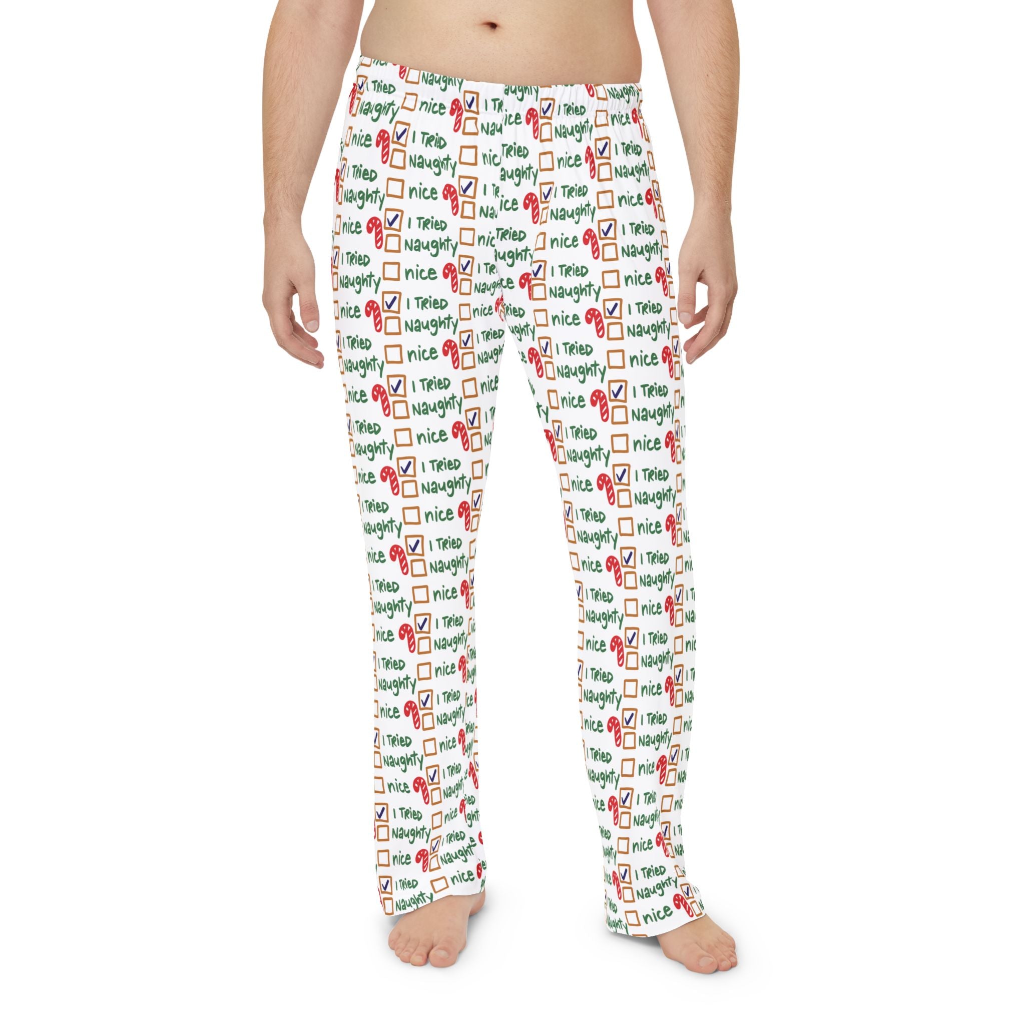 Holiday Humor Pajama Set - Naughty, Nice... I Tried! (Men)