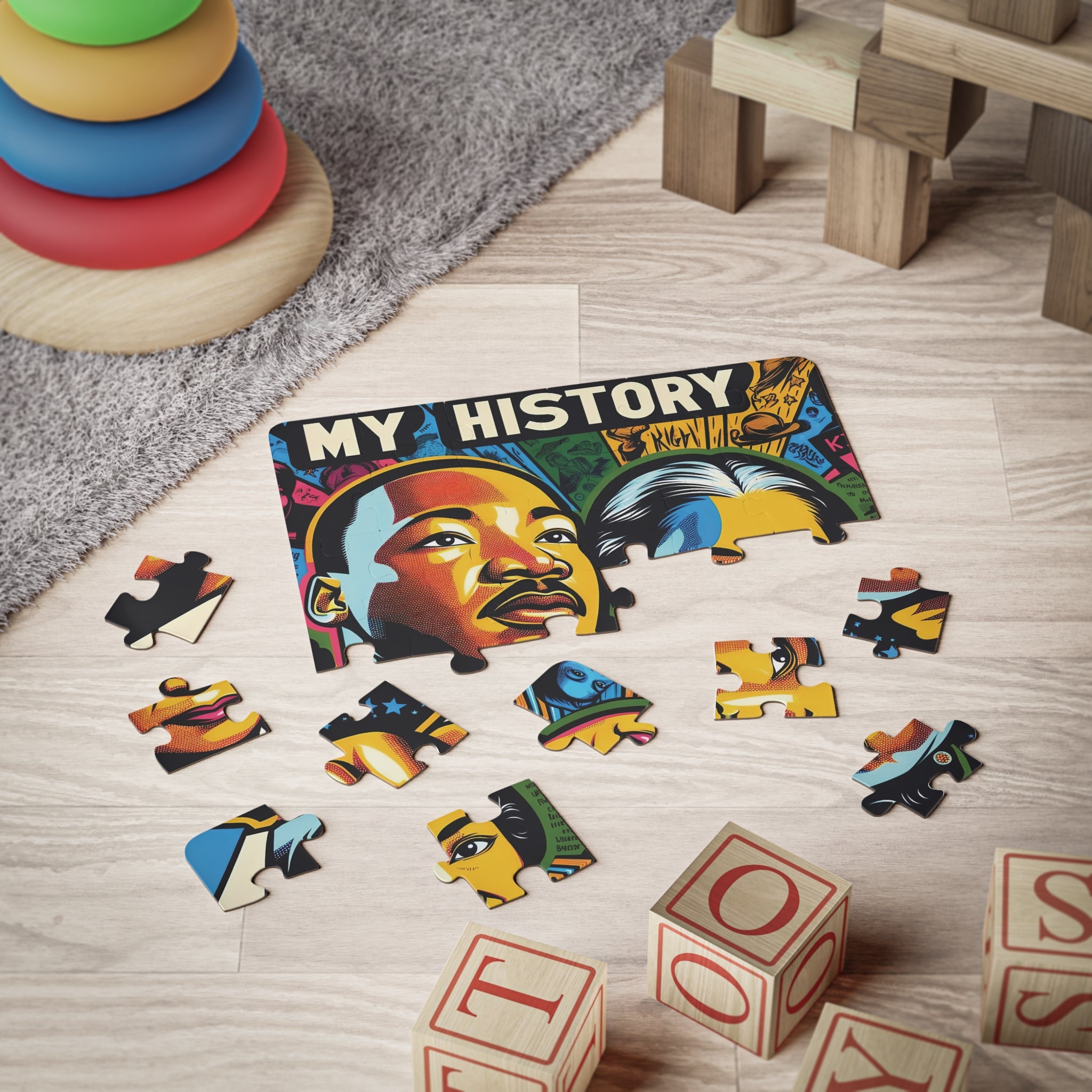 Exciting 30-Piece Kids' Puzzle (Dr. King & Rosa Parks)