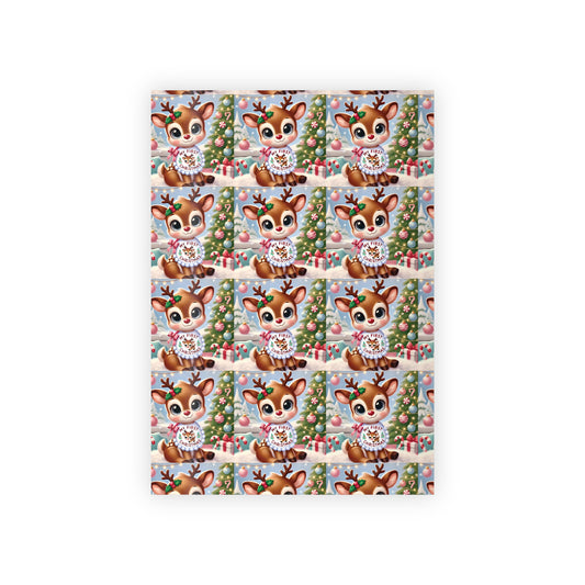 My First Christmas Greetings Gift Wrapping Paper Rolls, 1pc