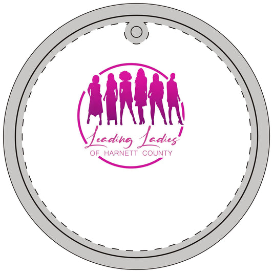 Leading Ladies of Harnett County's Crystal Glass Ornament