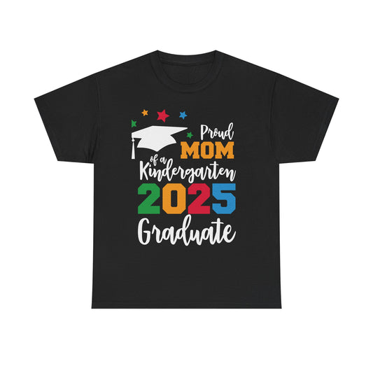 Proud Mom Graduation Tee 2025 | Unisex Heavy Cotton T-Shirt