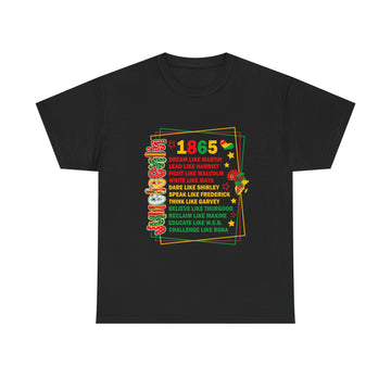 Unisex Juneteenth Tee – Celebrate Freedom, Culture & History ( Color - Black)