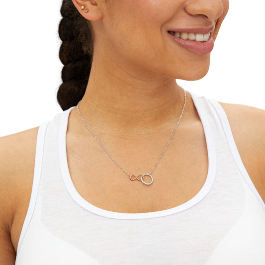 Mommy 2 Be Infinity Circle Necklace