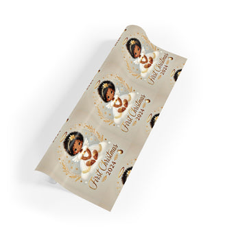 "My First Christmas" Gift Wrapping Paper Rolls, 1pc