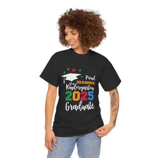 Proud Grandma Graduation Tee 2025 | Heavy Cotton T-Shirt