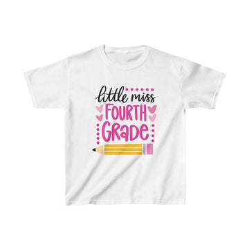 "Little Miss Fourth Grade" Heavy Cotton Tee
