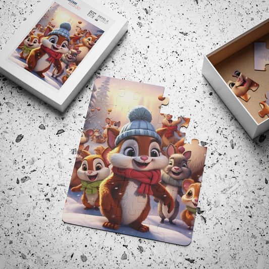 Exciting 30-Piece Kids' Puzzle (Chipmunk)