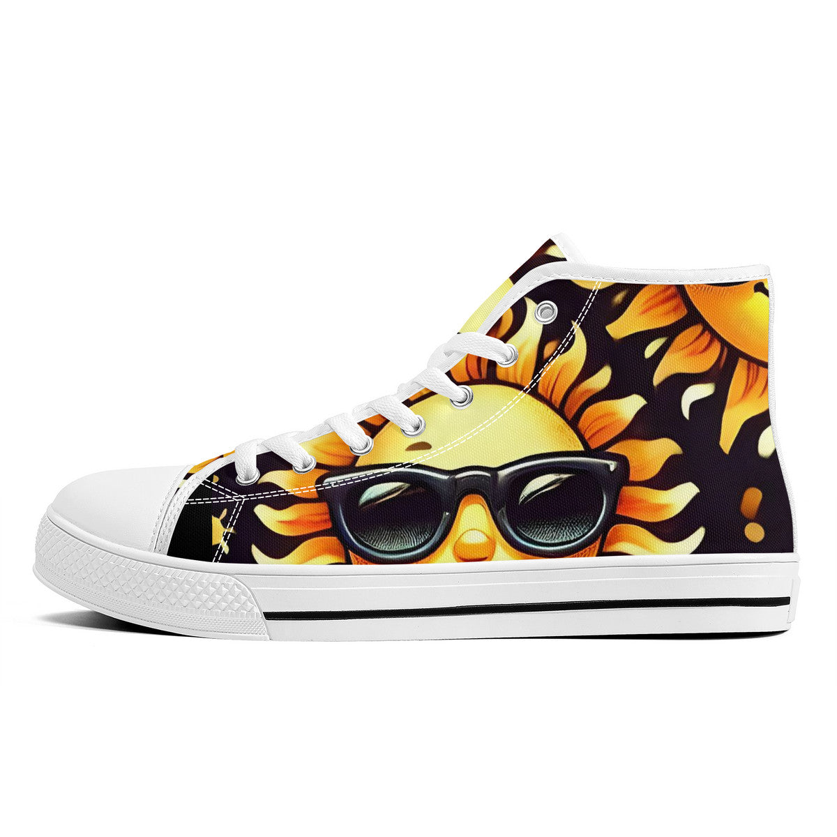 Sunny Vibes High-Top Canvas Shoes (Adults)