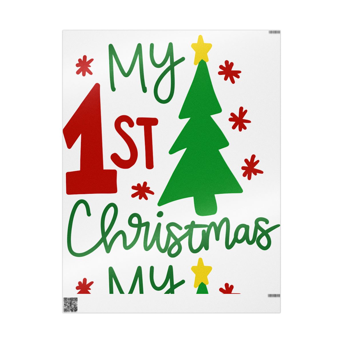 My 1st Christmas Wrapping Papers